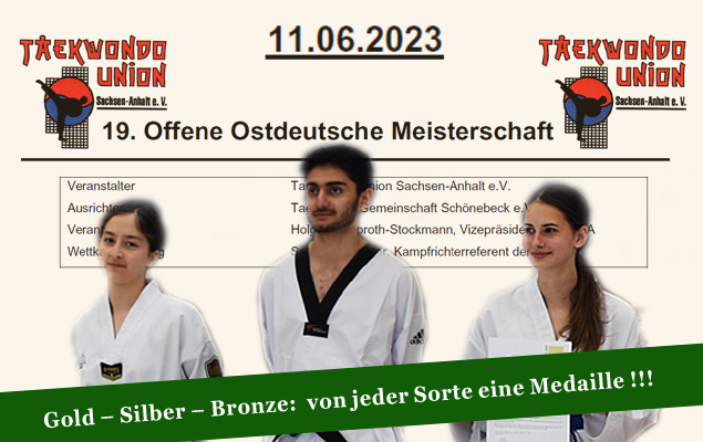 19. Offene Ostdeutsche Meisterschaft 2023 in Schnebeck